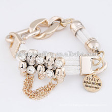 Metal punk women hand bracelets